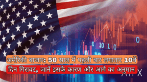American market: Falling for the 10th consecutive day for the first time in 50 years, know the reasons and further predictions