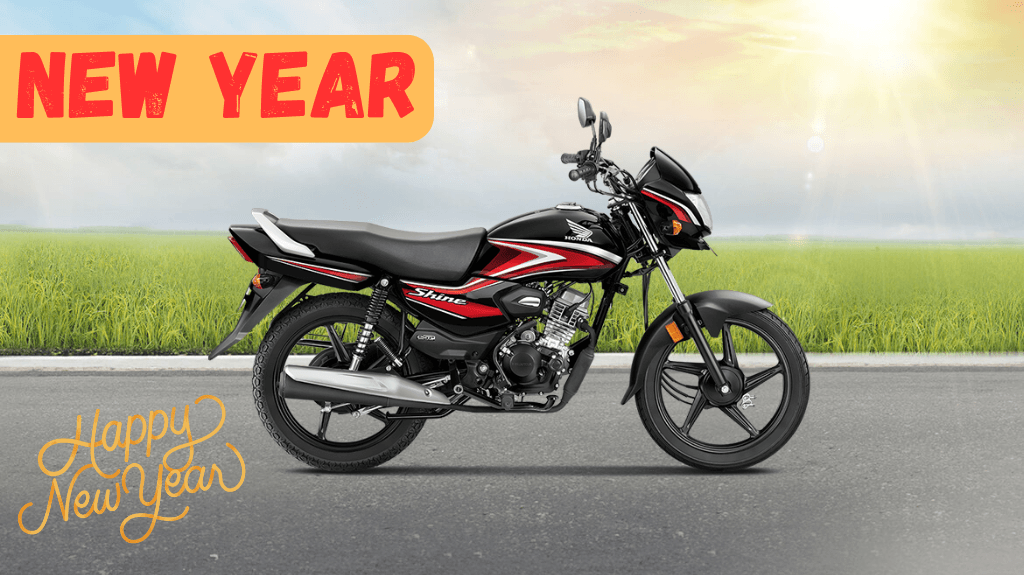 Bring home Honda Shine 100 on New Year, companion for every journey: 70 km/l mileage