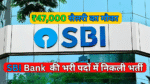 SBI Bank Clerk Recruitment: ₹13,000, ₹47,000! Don't let this slip away!”