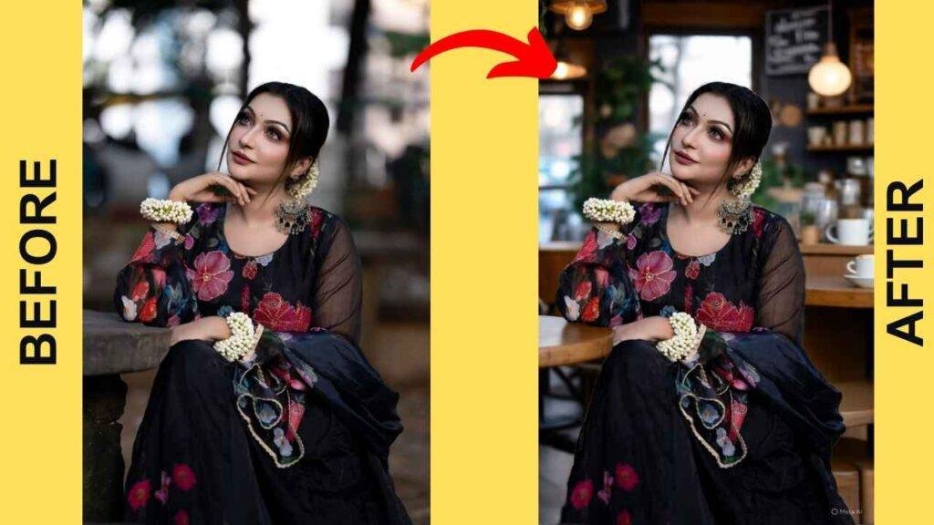 WhatsApp Meta AI edited photo example 2025