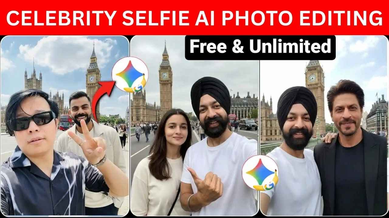 Celebrity Selfie AI Photo Editing
