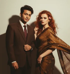 Retro Style Couple Image Prompt 8