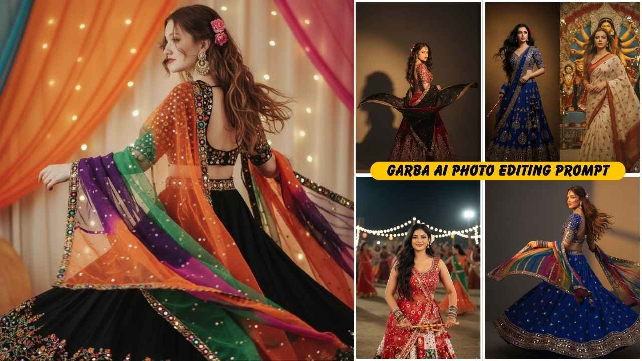 Google Gemini Navratri Garba Ai Photo Editing Prompt