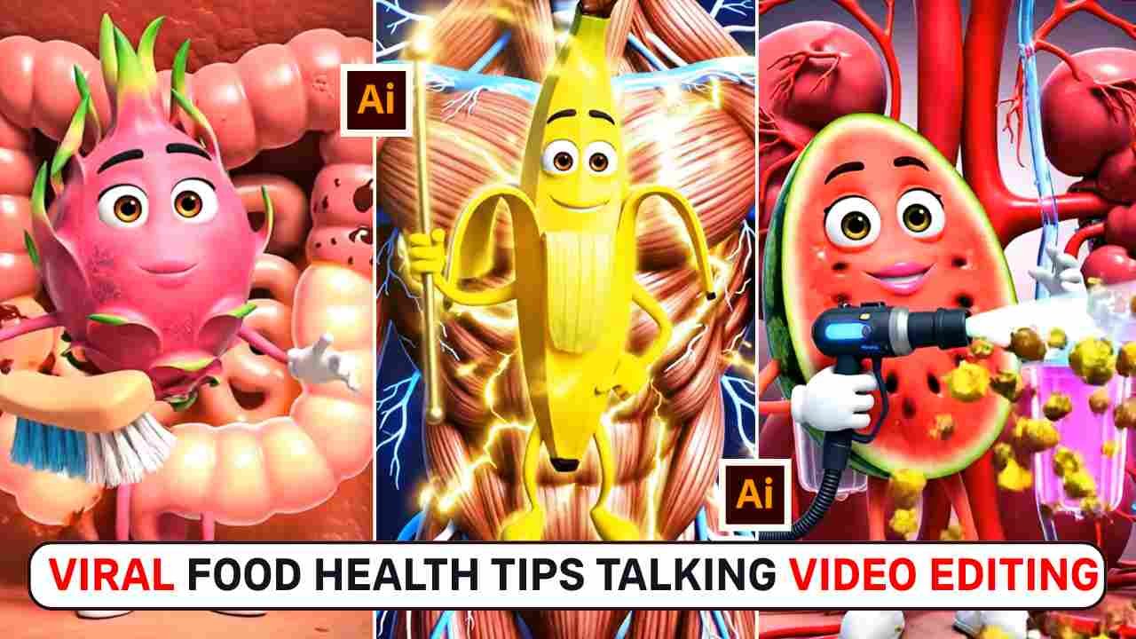 Trending Food Health Tips Talking Ai Video Editing Prompt