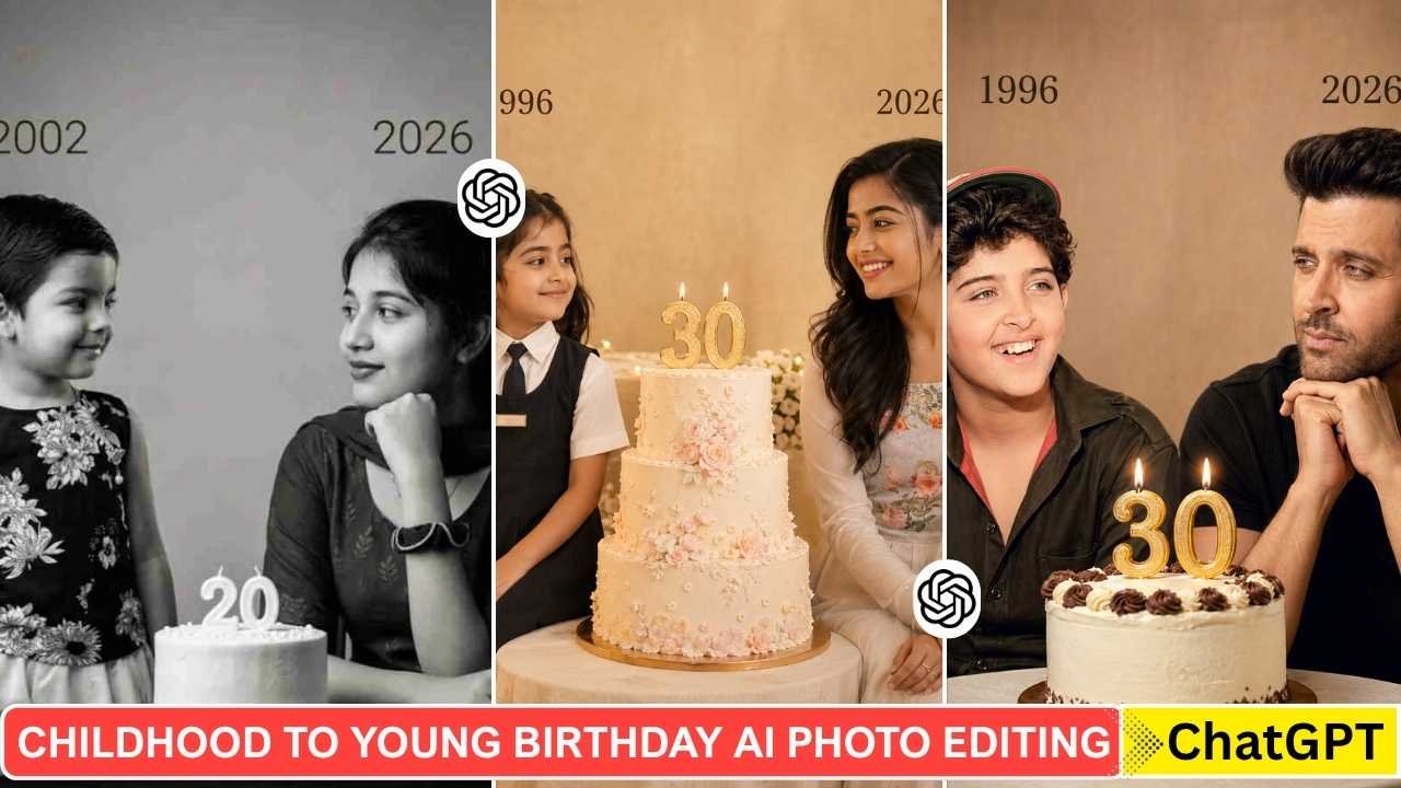 Trending Childhood To Young Birthday Ai Photo Editing Prompts ChatGPT Birthday Prompt