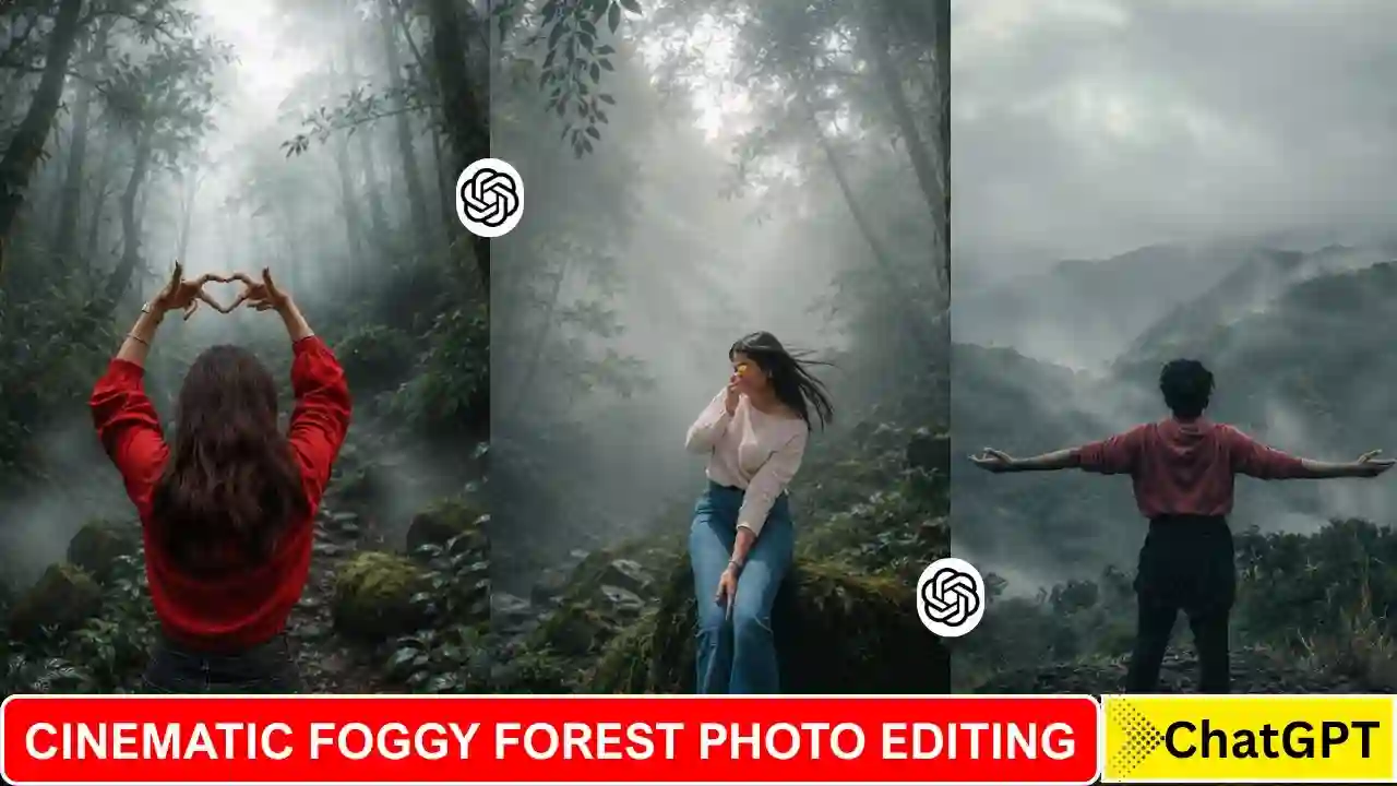 Cinematic Foggy Forest Ai Photo Editing Prompts