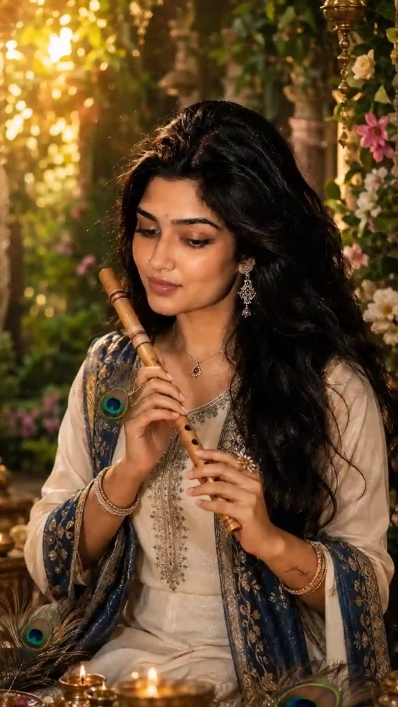 Krishna Flute AI Photo Editing Prompt