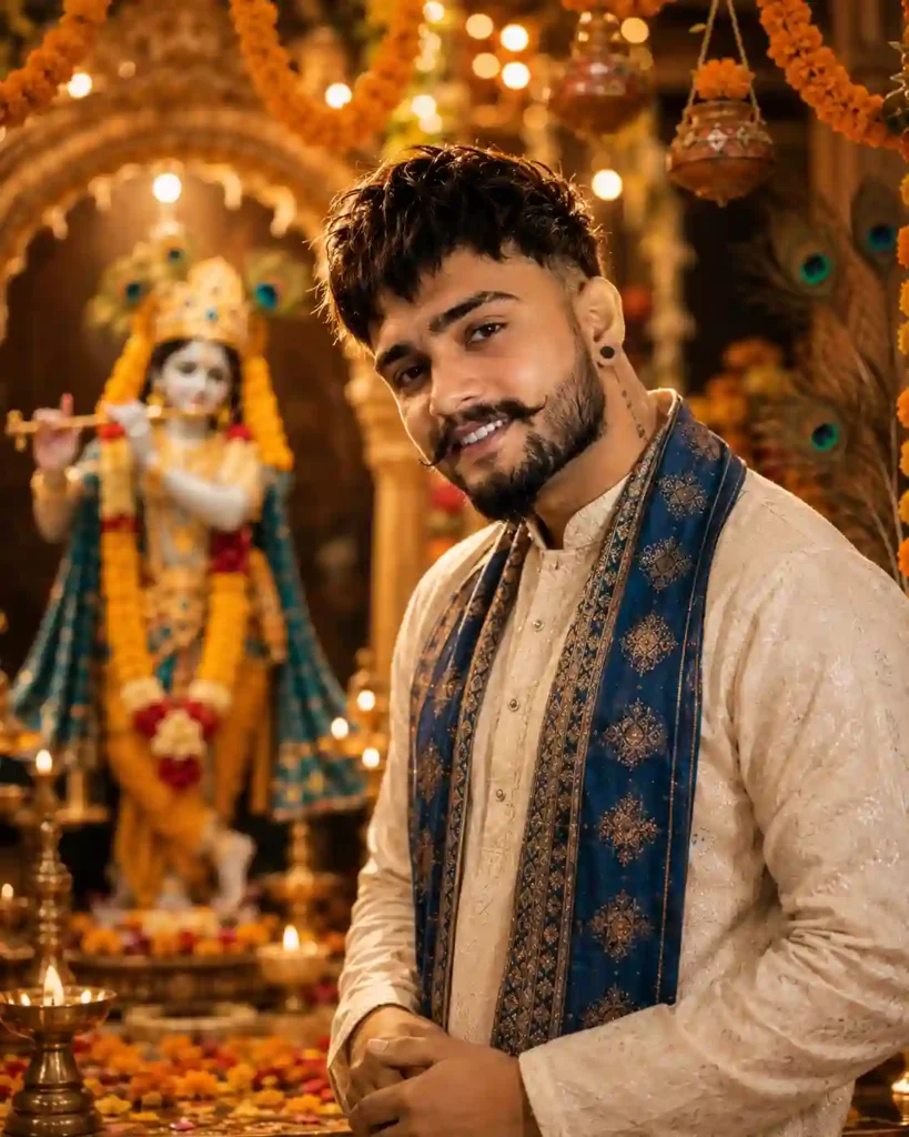 Janmashtami AI Prompt for Boys