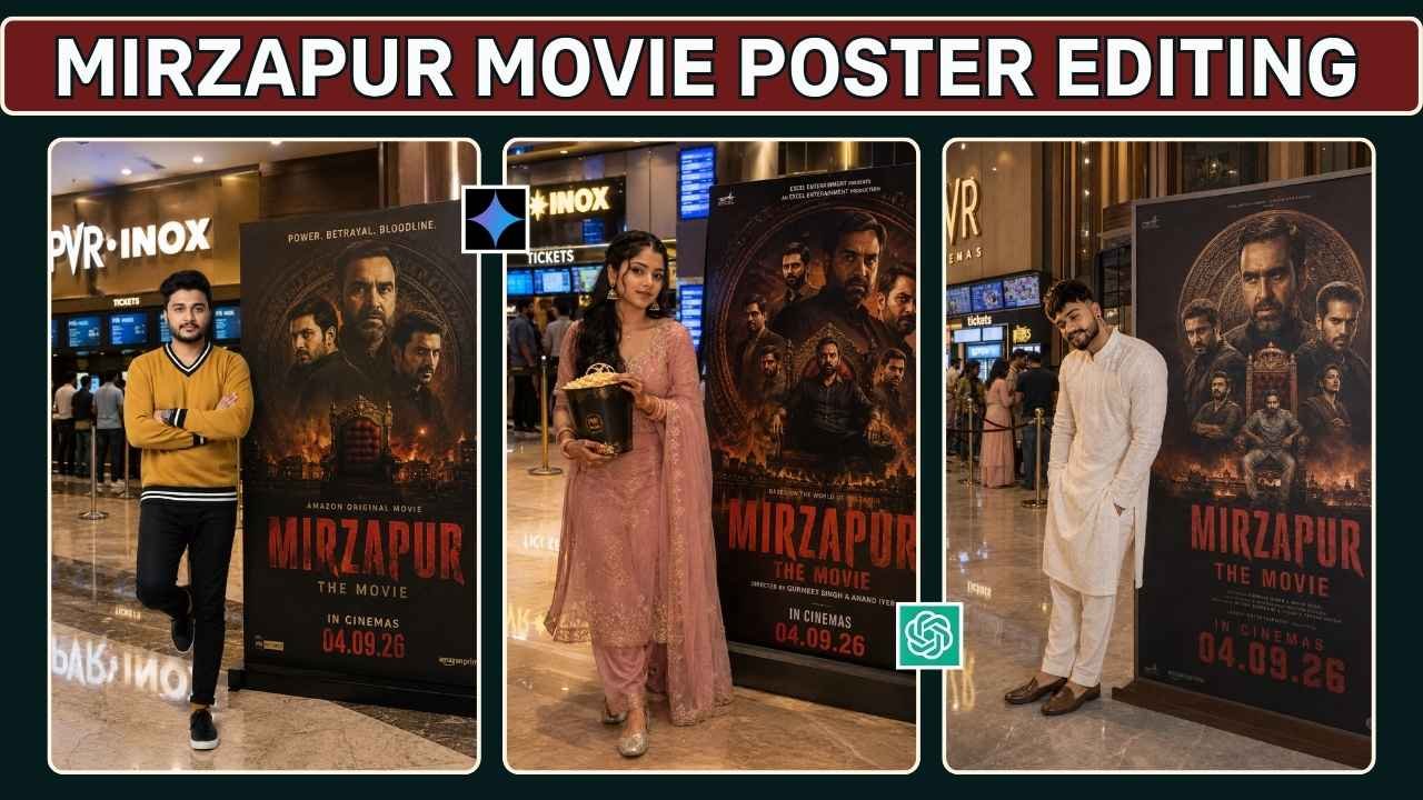 Mirzapur Movie Poster Editing Prompt 2026